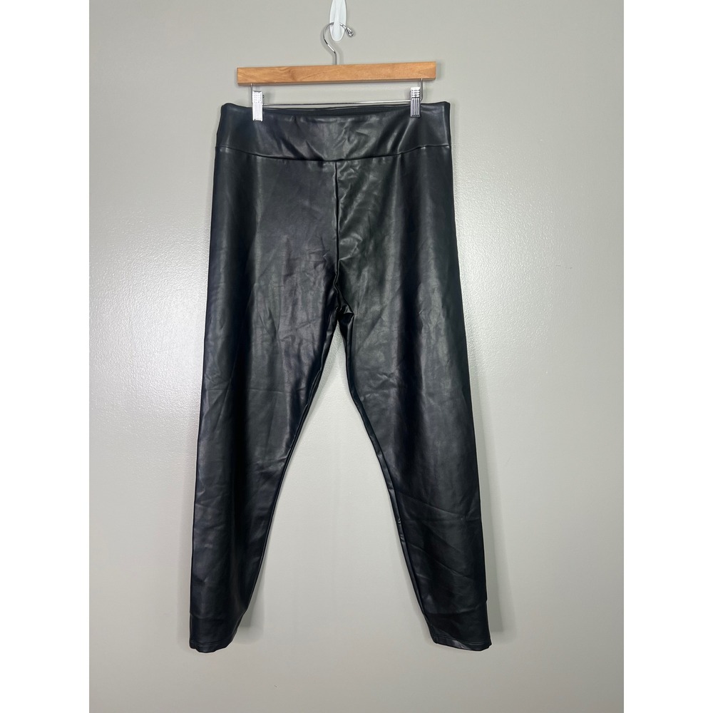 Abercrombie & Fitch began leather pull on pants size xl rocker edgy concert club